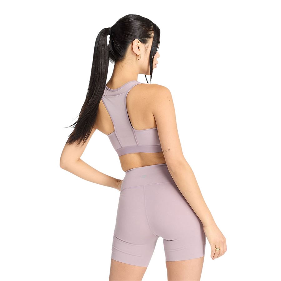 Nb Athletics Medium Support Sleek Sports Bra New Balance | WB41046ICW